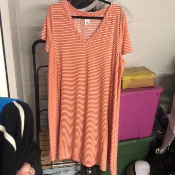 Dress Corel white stripes - Picture 2 of 2